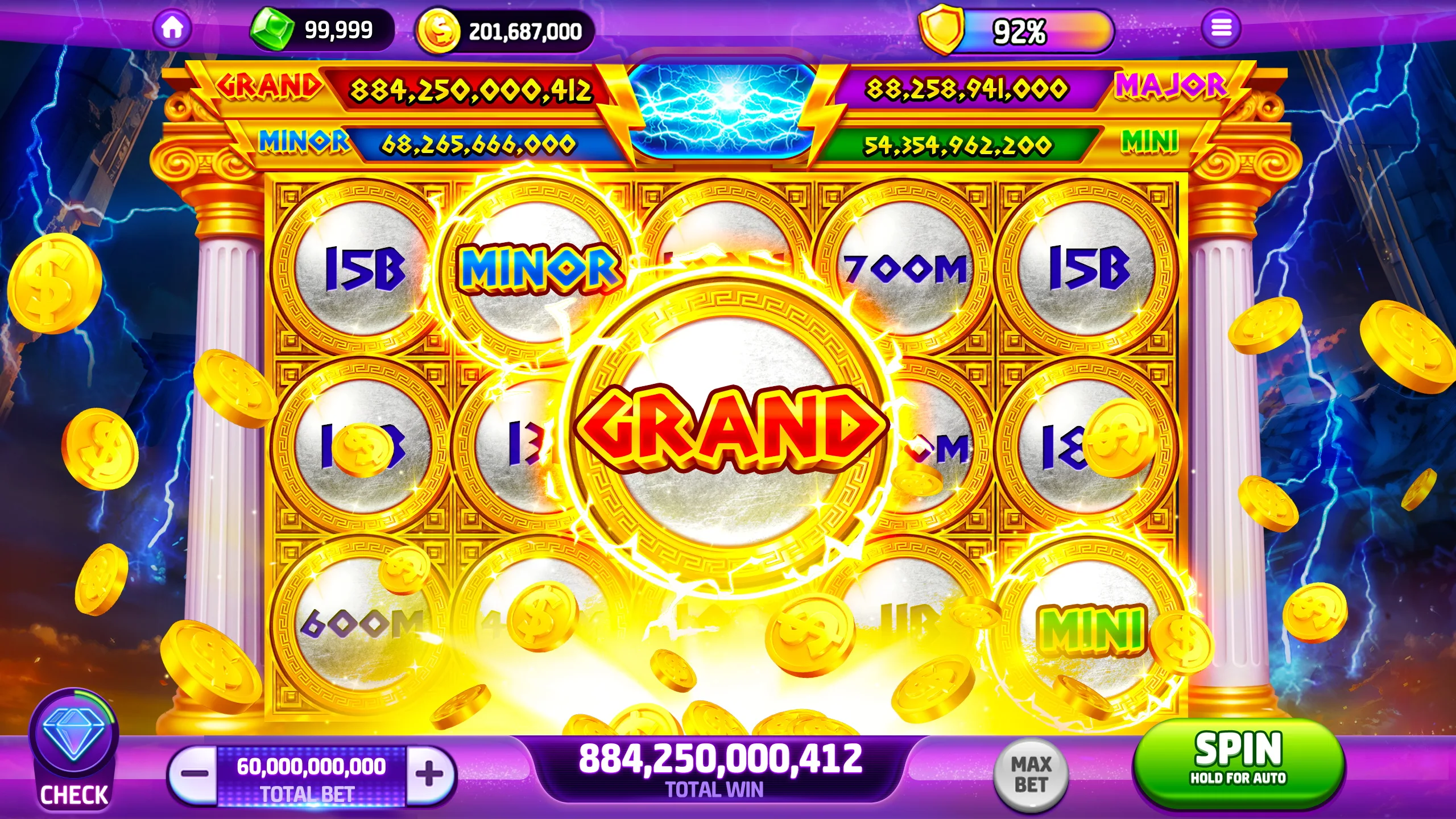 Màn hình chi tiết trò chơi Slots tại 789Live với tỷ lệ cược rõ ràng